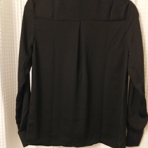 La Academies black silk military blouse from RC - Picture 3 of 3